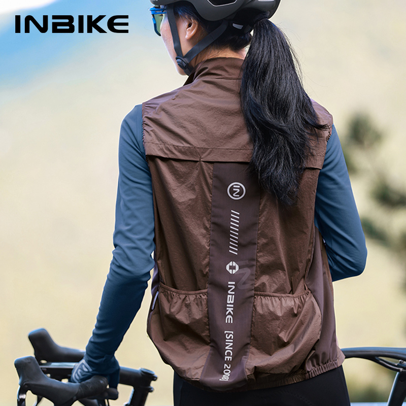 Running Gear Jacket - INBIKE damska kamizelka rowerowa bez rękawów
