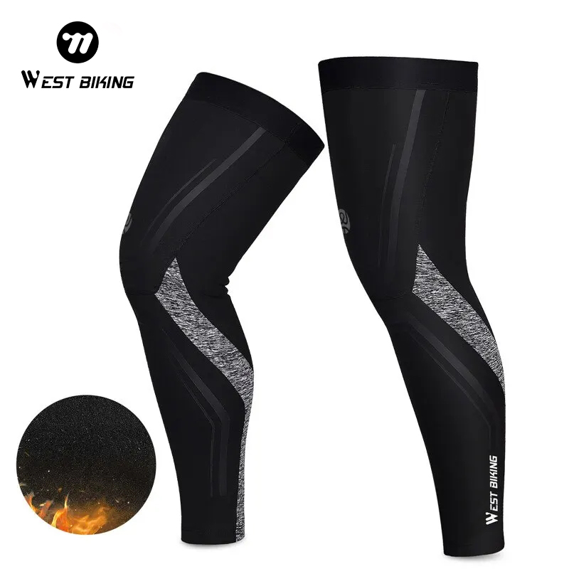 Running Gear In Winter - WEST BIKING ciepłe rękawy na nogi