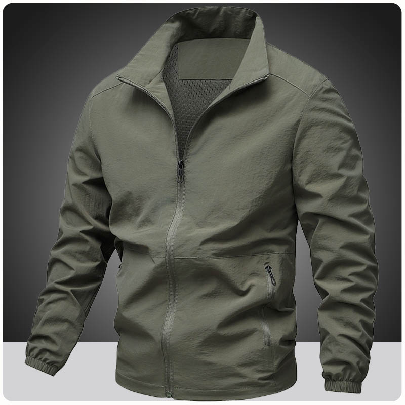 Running Gear Jacket - Wiosenna lekka kurtka Varsity męska letnia