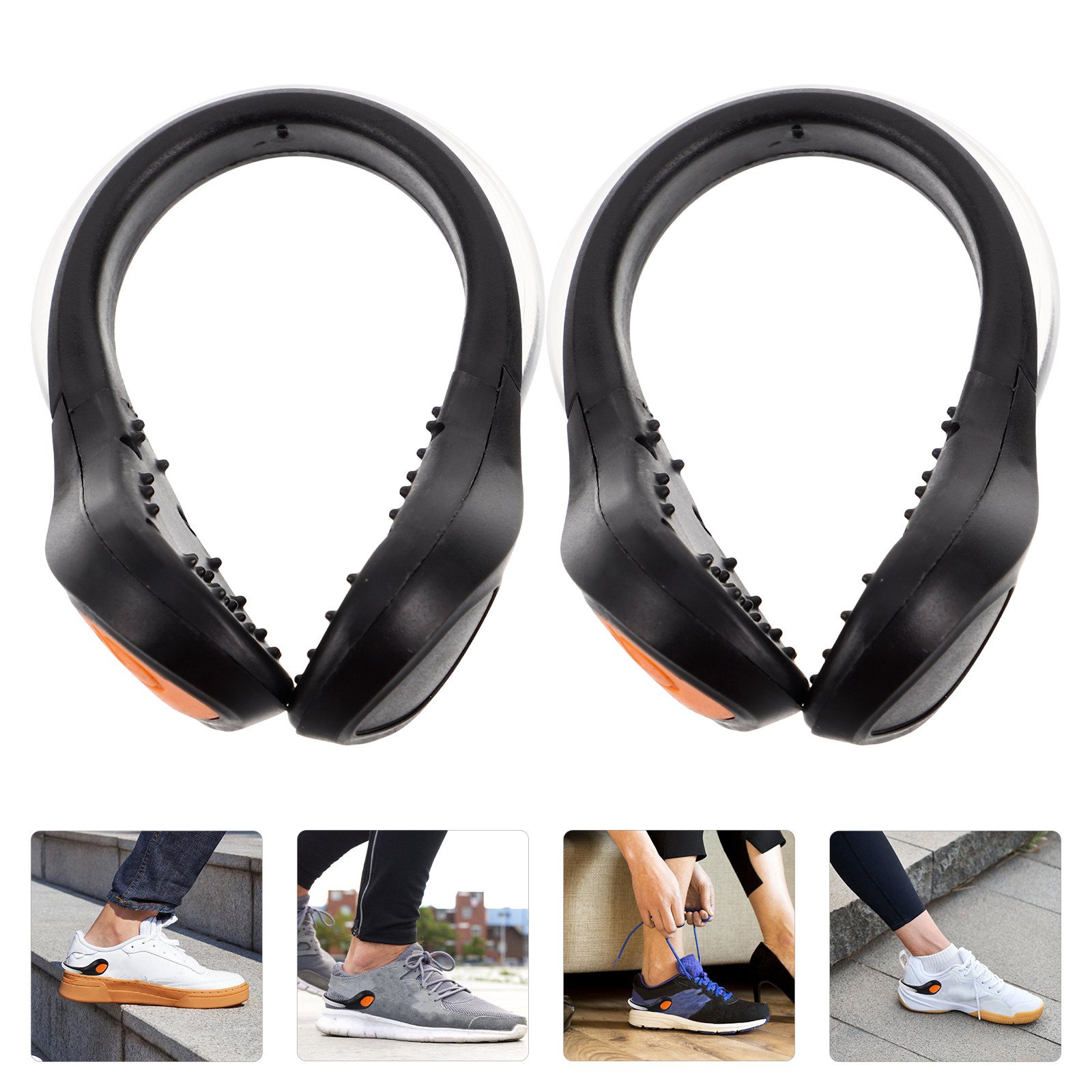 Running Gear For Night - 2 szt. LED-owe klipsy do butów,