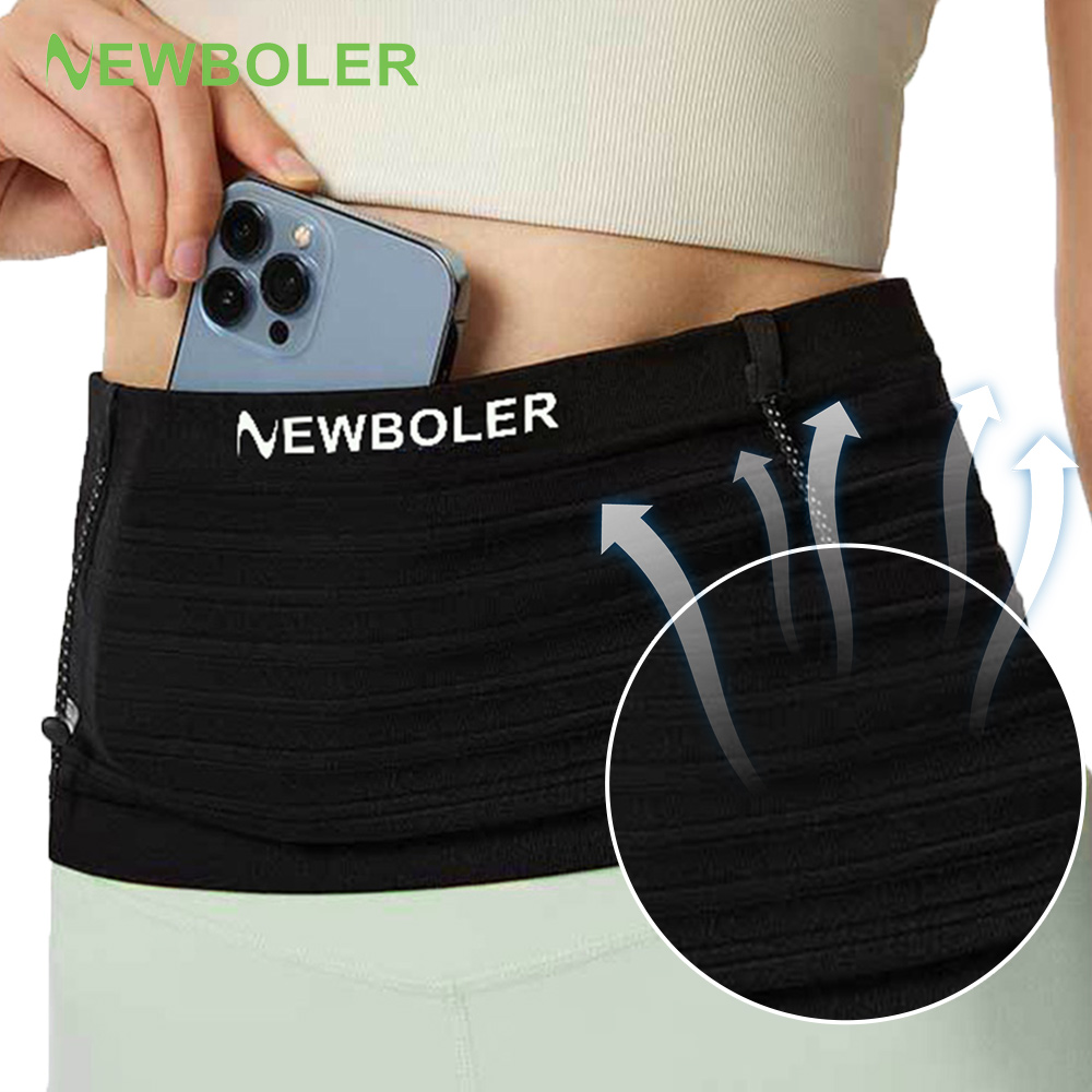 Running Gear Belt - NEWBOLER Elastyczna sportowa torba na talię
