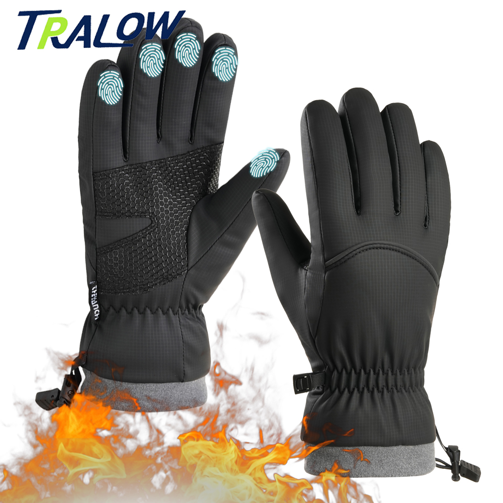 Running Gear In Winter - Rękawice narciarskie TRALOW Thermal Waterproof z