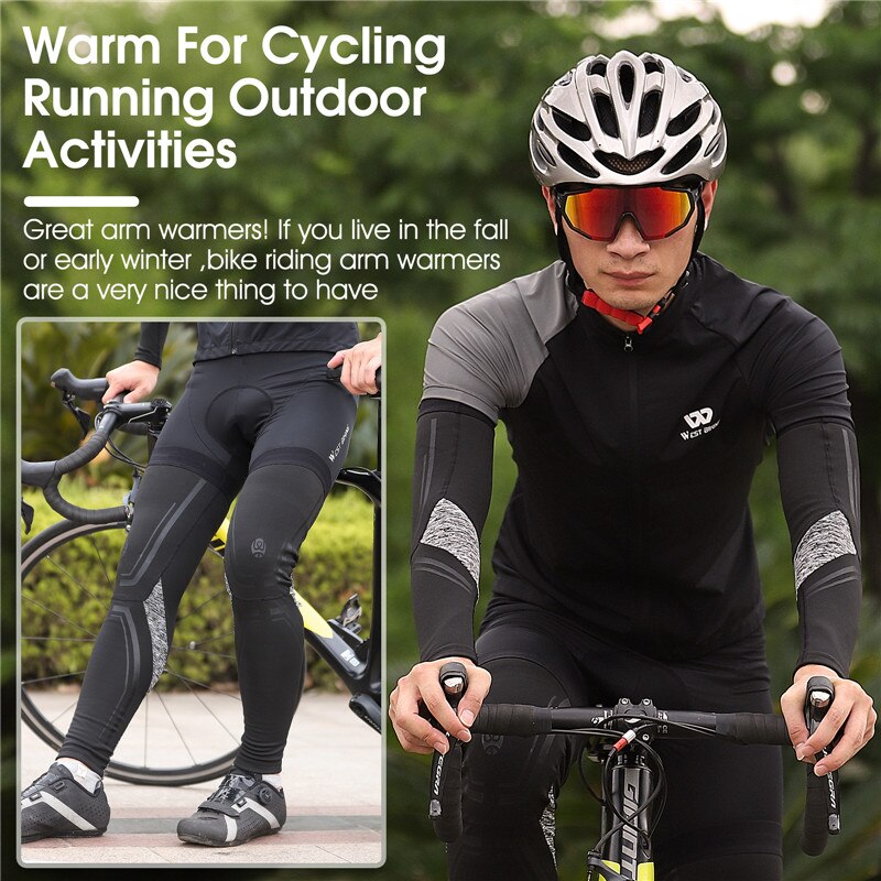 WEST BIKING ciepłe rękawy na n – Running Gear In Winter recenzja i cena