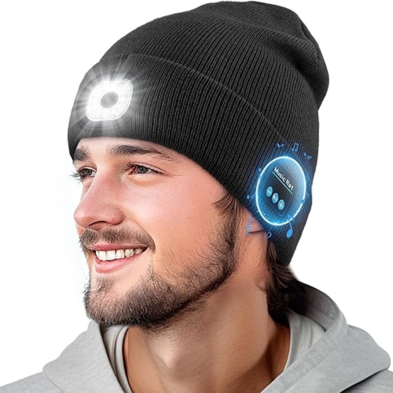 Czapka z dzianiny z oświetleni – Running Gear To Keep Warm recenzja i cena