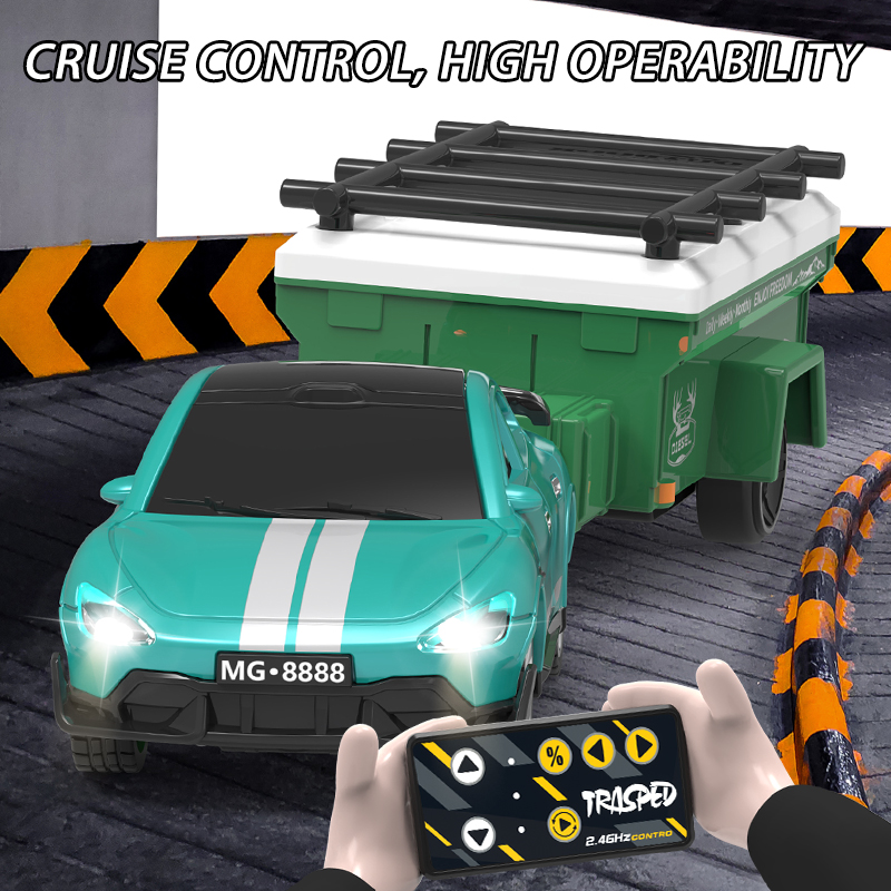 Mini samochód driftowy ze stop – Running Gear Trailer recenzja i cena